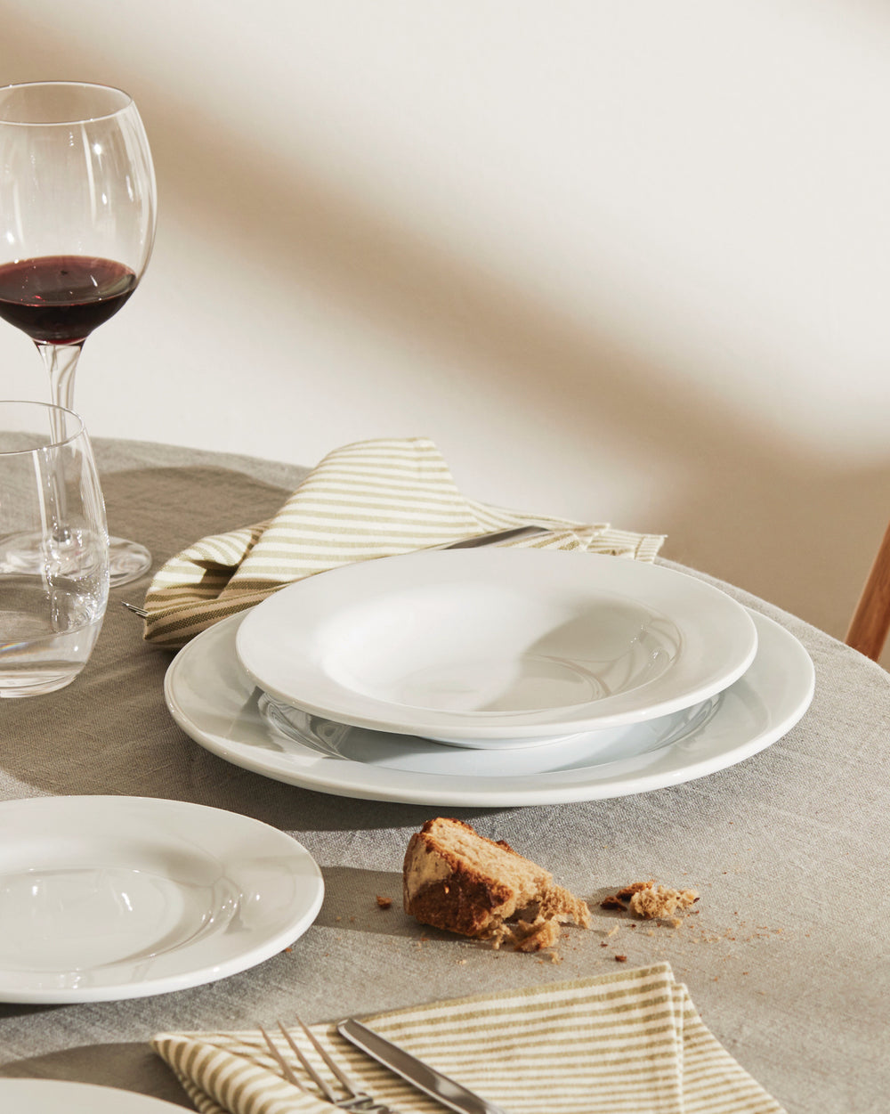 Alessi Morgenmadstallerkener / Desserttallerkener PlateBowlCup ø 20 cm - 4 stk. - Jasper Morrison - AJM28/5