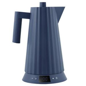 Alessi Waterkoker Plissé med Temperatuurinstilling Blå - 1.7 liter - 1850 W - Michelle De Lucchi - MDL21 DAZ