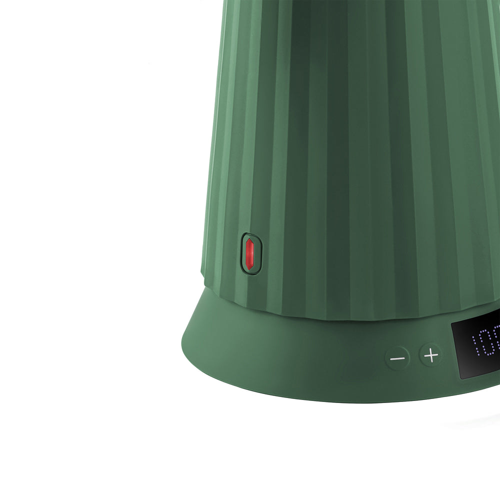 Alessi Waterkoker Plissé med Temperatuurinstilling Grøn - 1.7 liter - 1850 W - Michelle De Lucchi - MDL21 GR