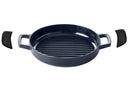 Alva Grillpande / Grillplade Nori ø 28 cm + Gratis Læderhåndtag - egnet til alle varmekilder - emaljeret non-stick belægning