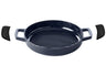 Alva Grillpande / Grillplade Nori ø 28 cm + Gratis Læderhåndtag - egnet til alle varmekilder - emaljeret non-stick belægning