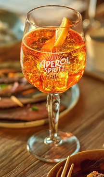 Aperol Spritz Glas - 450 ml - Officielt Glas - 6 stykker