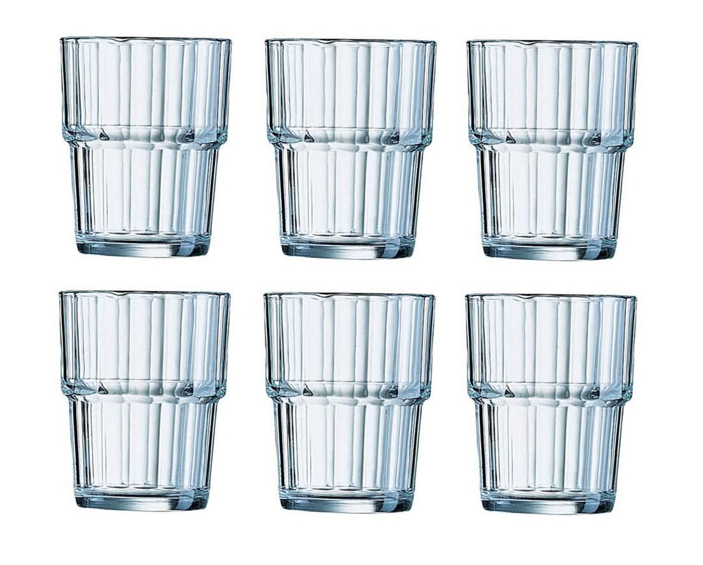 Arcoroc Tumbler Norvege - Hærdet Glas - 200 ml - 6 stk.