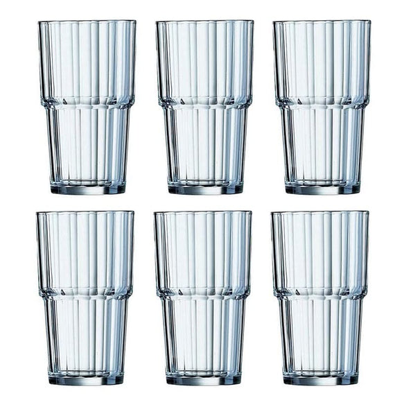 Arcoroc Tumbler Norvege - Hærdet Glas - 270 ml - 6 stk.