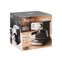 Argon Espressomaskine / Pistonmaskine RVS / Sort - 20 Bar - 1.6 Liter