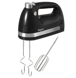 Argon Handmixer Sort - Inkluderer Piskeris og Dejkroge - 400 W