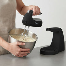 Argon Handmixer Sort - med Stativ og RVS Skål - 300 W