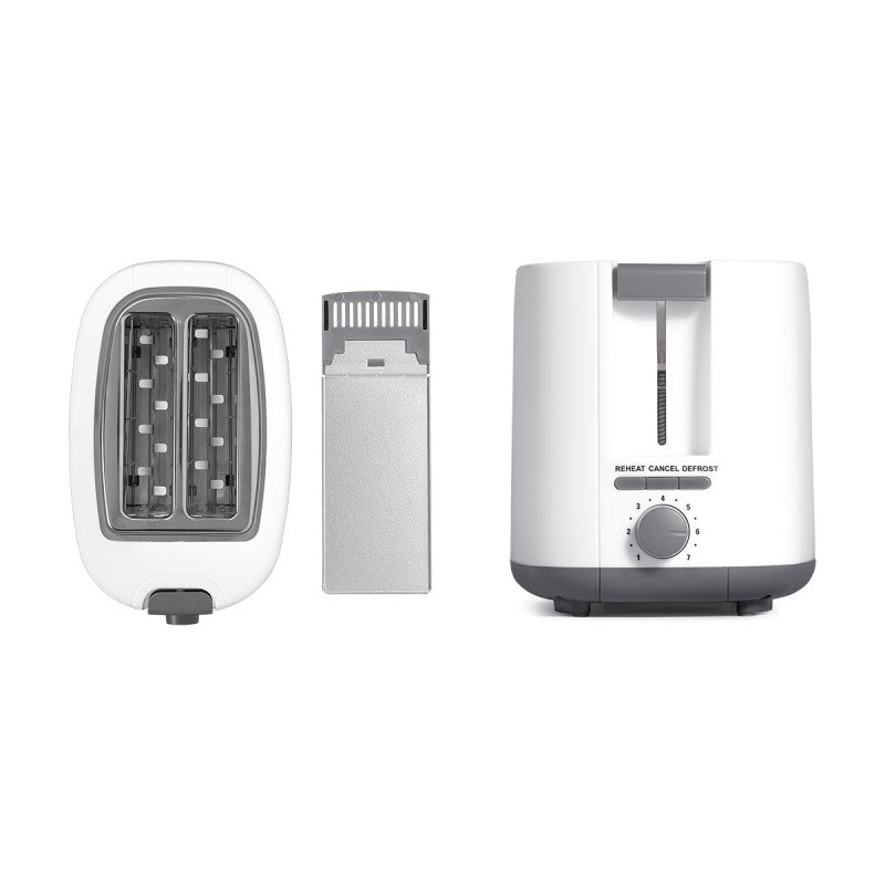 Argon Bro toaster Mat Hvid - 2 Slots - 750 W