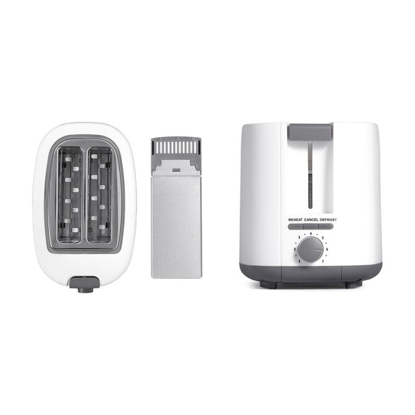 Argon Bro toaster Mat Hvid - 2 Slots - 750 W