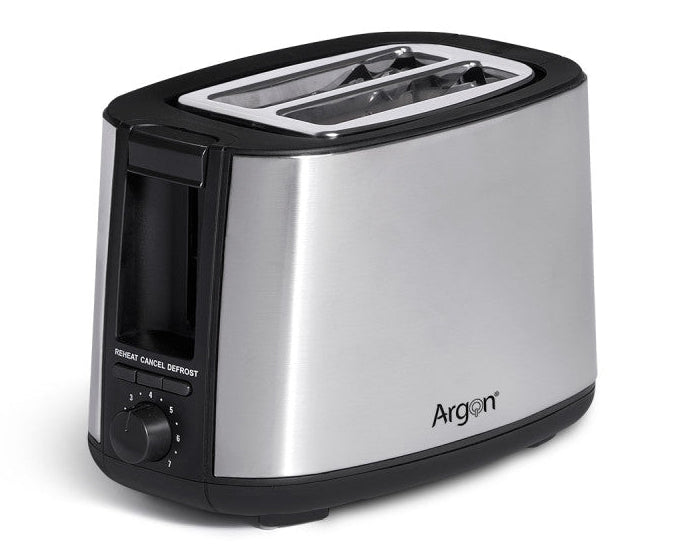 Argon Bro toaster RVS / Mat Sort - 2 Slots - 750 W