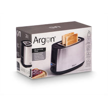 Argon Bro toaster RVS / Mat Sort - 2 Slots - 750 W