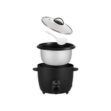 Argon Rijstkoker Mat Zwart - 1.8 Liter - 700 W