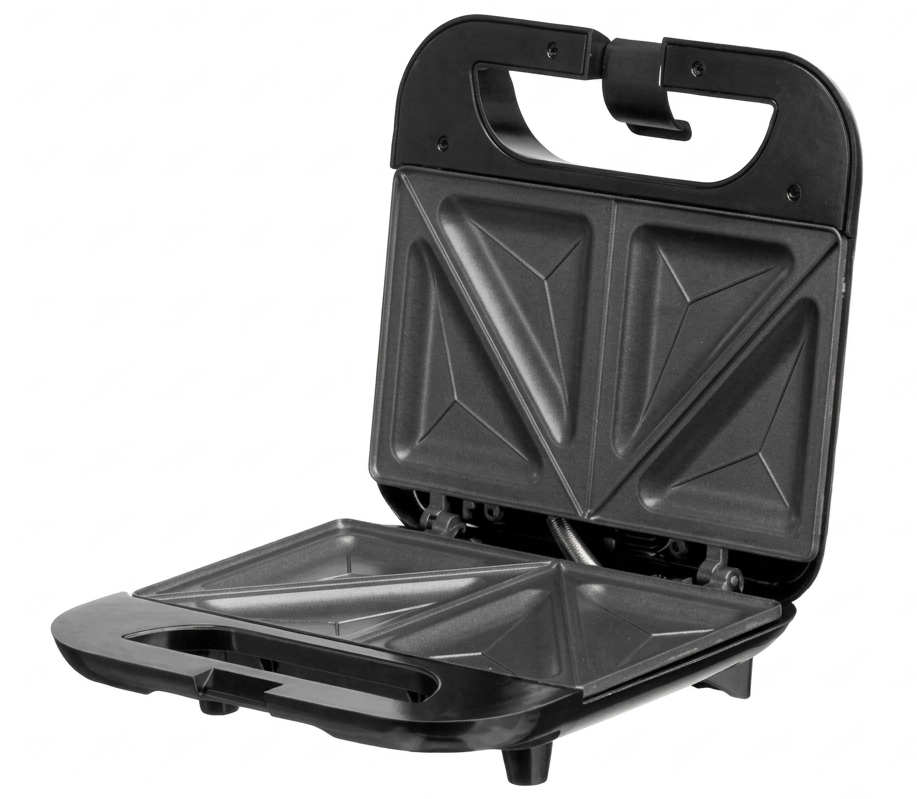 Argon Tosti-ijzer Zwart - Til 2 Tosti's - 750 W