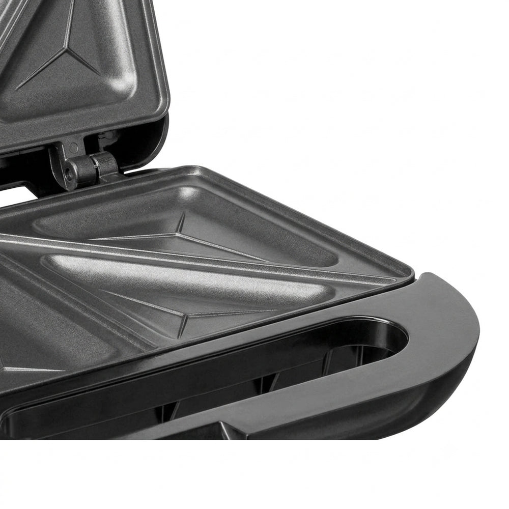Argon Tosti-ijzer Zwart - Til 2 Tosti's - 750 W