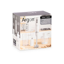 Argon Staafmixerset med Accessoires Hvid - 1000 W