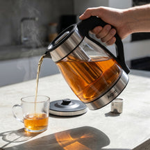 Argon Vandkoger Glas / RVS med Filter - 1.5 Liter - 1500 W