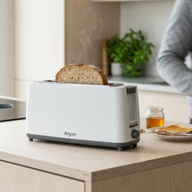 Argon Broodrooster Mat Hvid - 1 Lang Slot - 900 W