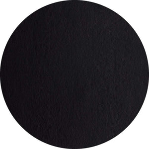 ASA Selection Placemat - Leather Optic Fine - Sort - ø 38 cm