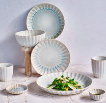 Cosy & Trendy Morgenmadstallerkener / Desserttallerkener - Astera Pure Hvid - ø 21 cm - 4 Styk