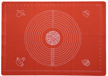 Sareva Bagmat - Silikone - Rød - 70 x 50 cm - Også egnet som bageunderlag