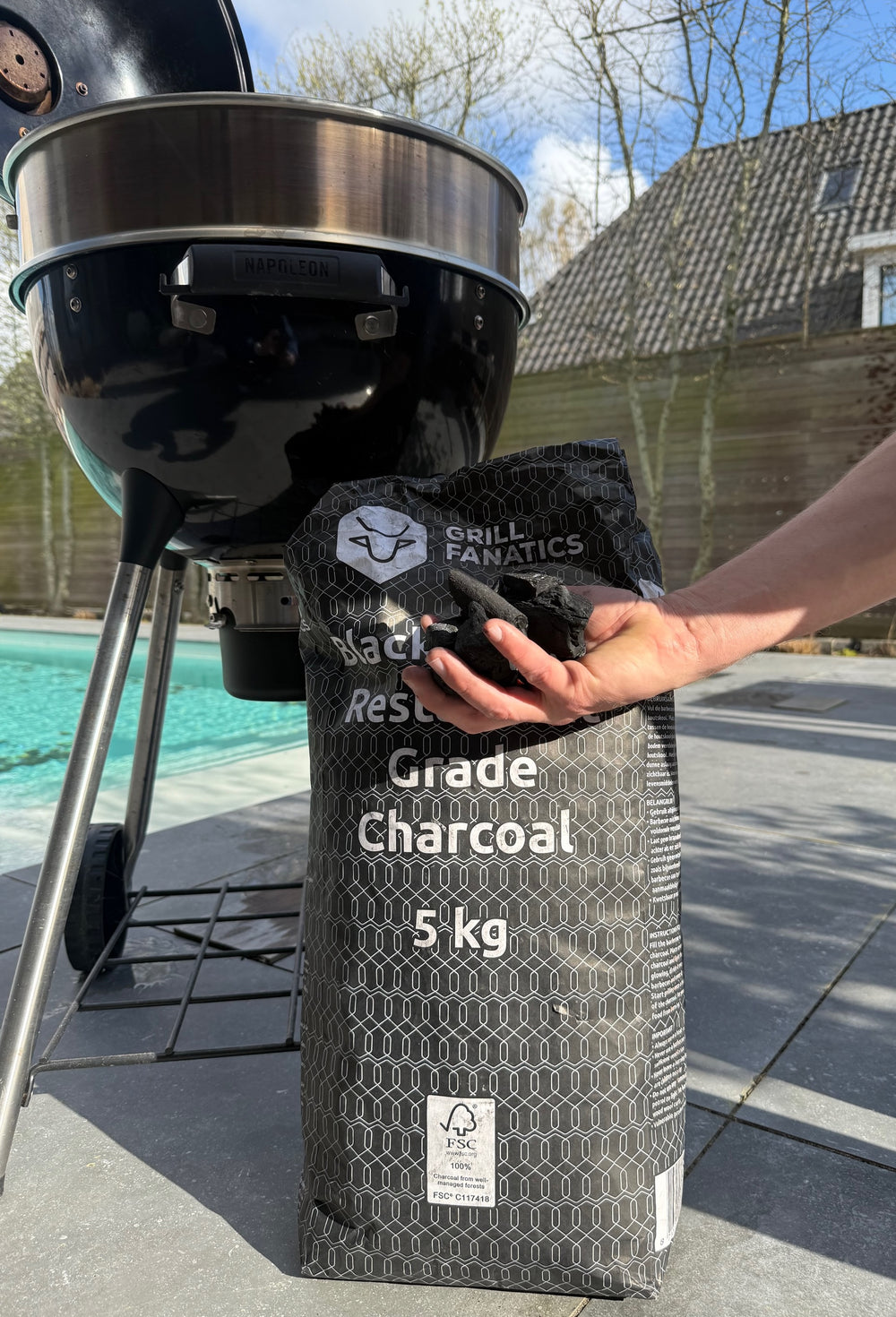 Cookinglife Grill Houtskool / Charcoal Black Wattle - 5 Kg - Restaurant kvalitet