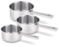Beka Steelpannenset Cicla RVS 3-Delig ø 16, 18 & 20 cm - egnet til alle varmekilder