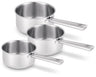 Beka Steelpannenset Cicla RVS 3-Delig ø 16, 18 & 20 cm - egnet til alle varmekilder