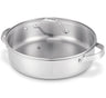 Beka Hapjespan / Sauteerpan med 2 sidestænger & glaslåg Cicla ø 28 cm - egnet til alle varmekilder - uden non-stick belægning