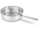 Beka Hapjespan / Sauteerpan med glaslåg Cicla ø 24 cm - egnet til alle varmekilder - uden non-stick belægning