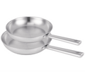 Beka Stegepand sæt Cicla RVS 2-delt ø 24 & 28 cm - egnet til alle varmekilder - uden non-stick belægning