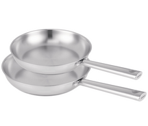 Beka Stegepand sæt Cicla RVS 2-delt ø 24 & 28 cm - egnet til alle varmekilder - uden non-stick belægning