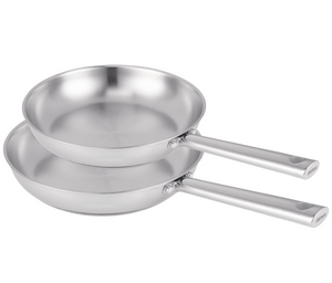 Beka Stegepand sæt Cicla RVS 2-delt ø 24 & 28 cm - egnet til alle varmekilder - uden non-stick belægning