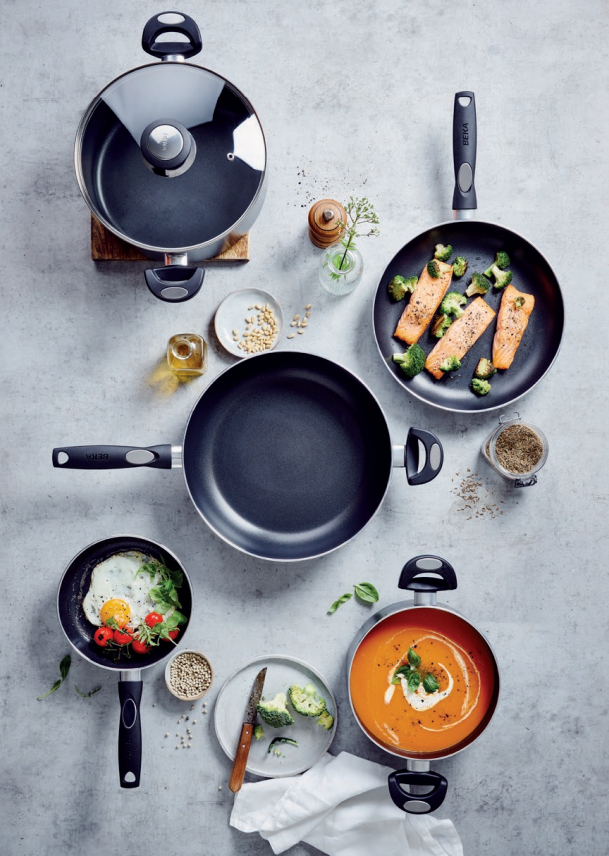 Stegepande sæt Pro Induktions 2-Delt ø 24 & 28 cm - keramisk non-stick belægning