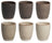 Cookinglife Bekers Delice Grijs 350 ml - 6 stuks