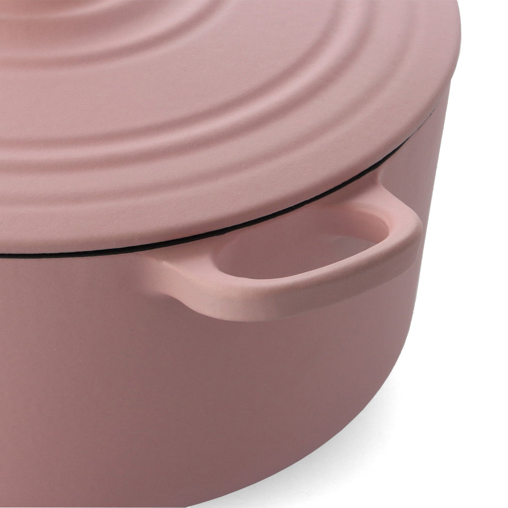 BK Braadpan Bourgogne Blush Pink Gietijzer ø 24 cm / 4.2 Liter - detail 1