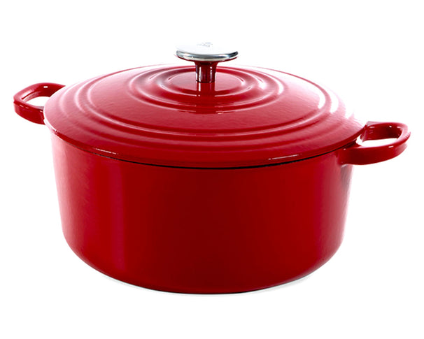 BK Stegegryde Bourgogne Chili Red Støbejern ø 20 cm / 2,5 Liter - emaljeret non-stick belægning