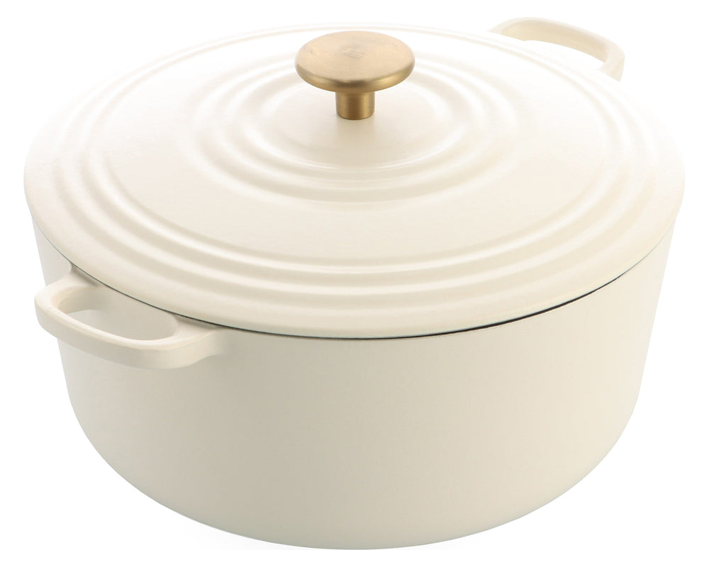 BK Braadpan Bourgogne Cream White Gietijzer ø 28 cm / 6.7 Liter