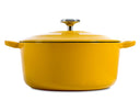 BK Stegegryde Bourgogne Sunny Yellow Støbejern ø 24 cm / 4,2 Liter - emaljeret non-stick belægning