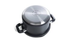BK Pannenset Flow Cool Sort 4-delt - RVS - Kogepande ø 16, 18, 20 cm & Stegepande ø 16 cm