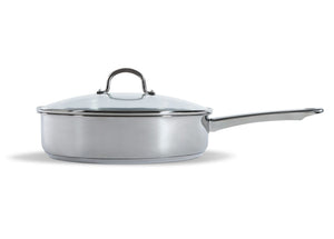 BK Hapjespan met deksel Bright RVS ø 28 cm / 3.8 Liter