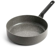BK Hapjespan met deksel Granite Grijs ø 28 cm / 4.2 Liter - open