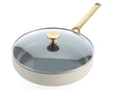 BK Sauterpande med låg Sublime Cream White ø 28 cm / 3,6 Liter - keramisk non-stick belægning