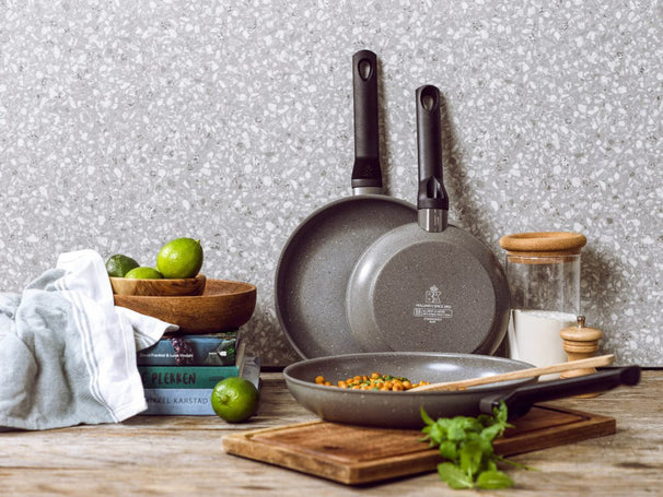 BK Stegepande Granite ø 28 cm - keramisk non-stick belægning
