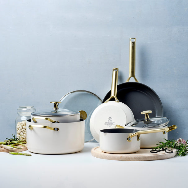 BK Stegepande Sublime Cream White ø 20 cm - keramisk non-stick belægning