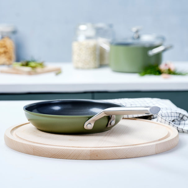 BK Stegepande Sublime Olive Green ø 20 cm - keramisk non-stick belægning