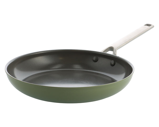 BK Stegepande Sublime Olive Green ø 28 cm - keramisk non-stick belægning