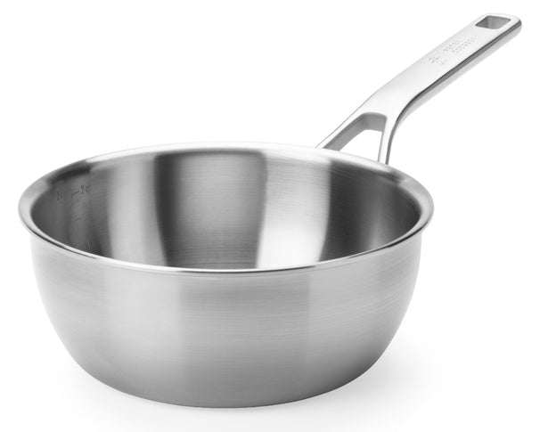 BK Sauteuse Peter Goossens Maestro 3-Ply Rustfrit Stål ø 20 cm / 2,4 Liter - uden non-stick belægning