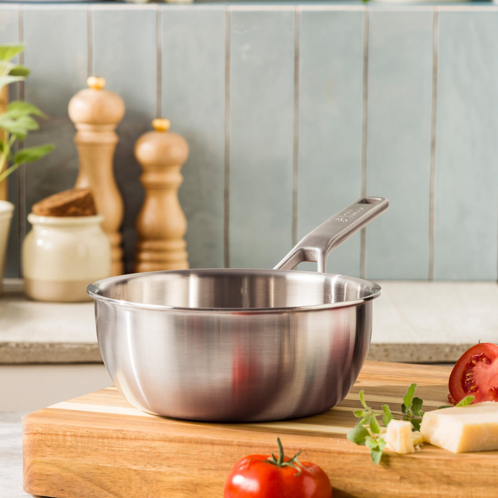 BK Sauteuse Peter Goossens Maestro 3-Ply RVS ø 20 cm / 2.4 Liter - sfeerbeeld 1