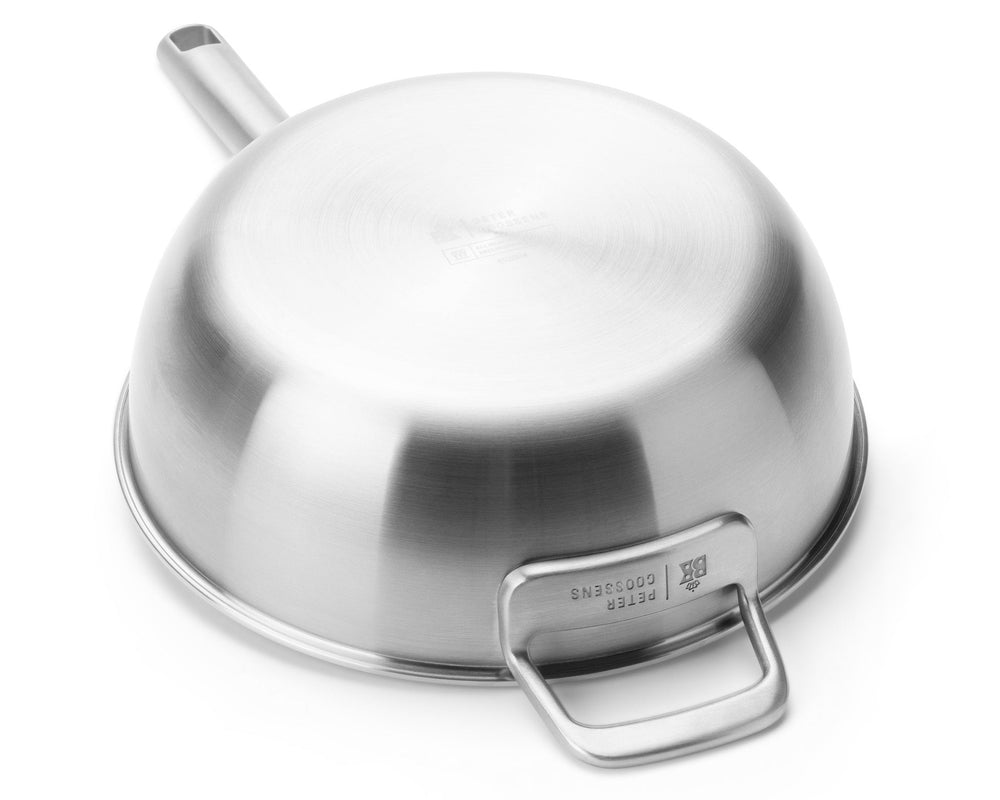 BK Sauteuse Peter Goossens Maestro 3-Ply RVS ø 24 cm / 3.4 Liter - met deksel - onderaanzicht