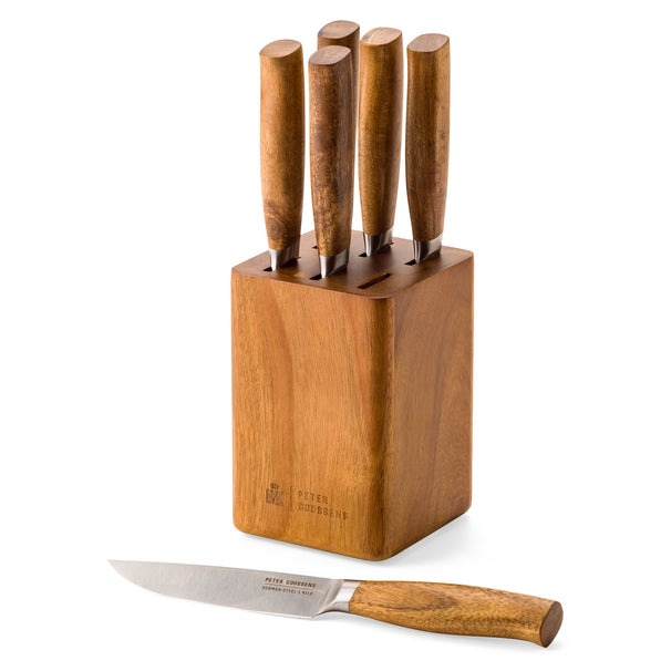 BK Steakknive med Knivblok Peter Goossens Maestro - 6 stk.